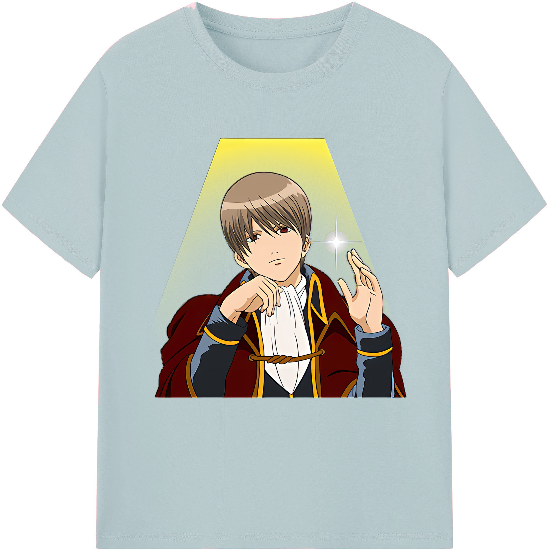（画像用） ぎんたま 坂田銀時（さかたぎんとき） 神楽 志村新八（しむら しんぱち） GINTAMA Sakata Gintoki Kagura Shimura Shinpachi 綿100％半袖Tシャツ（フロントプリント）